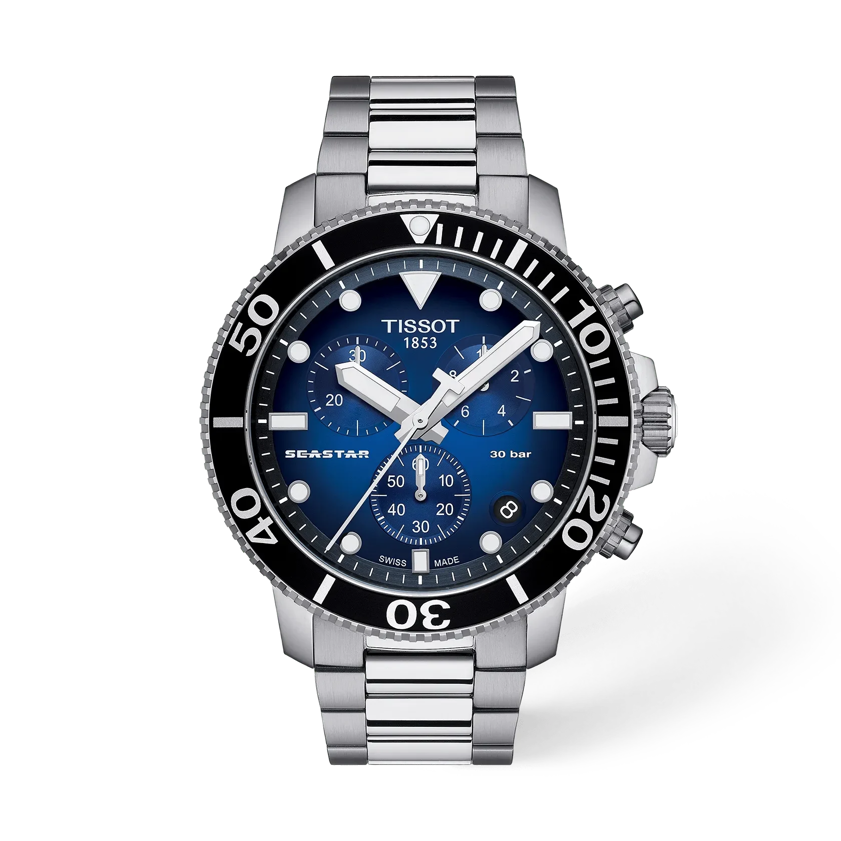 Tissot Seastar 1000 Blue Dial Chronograph Watch