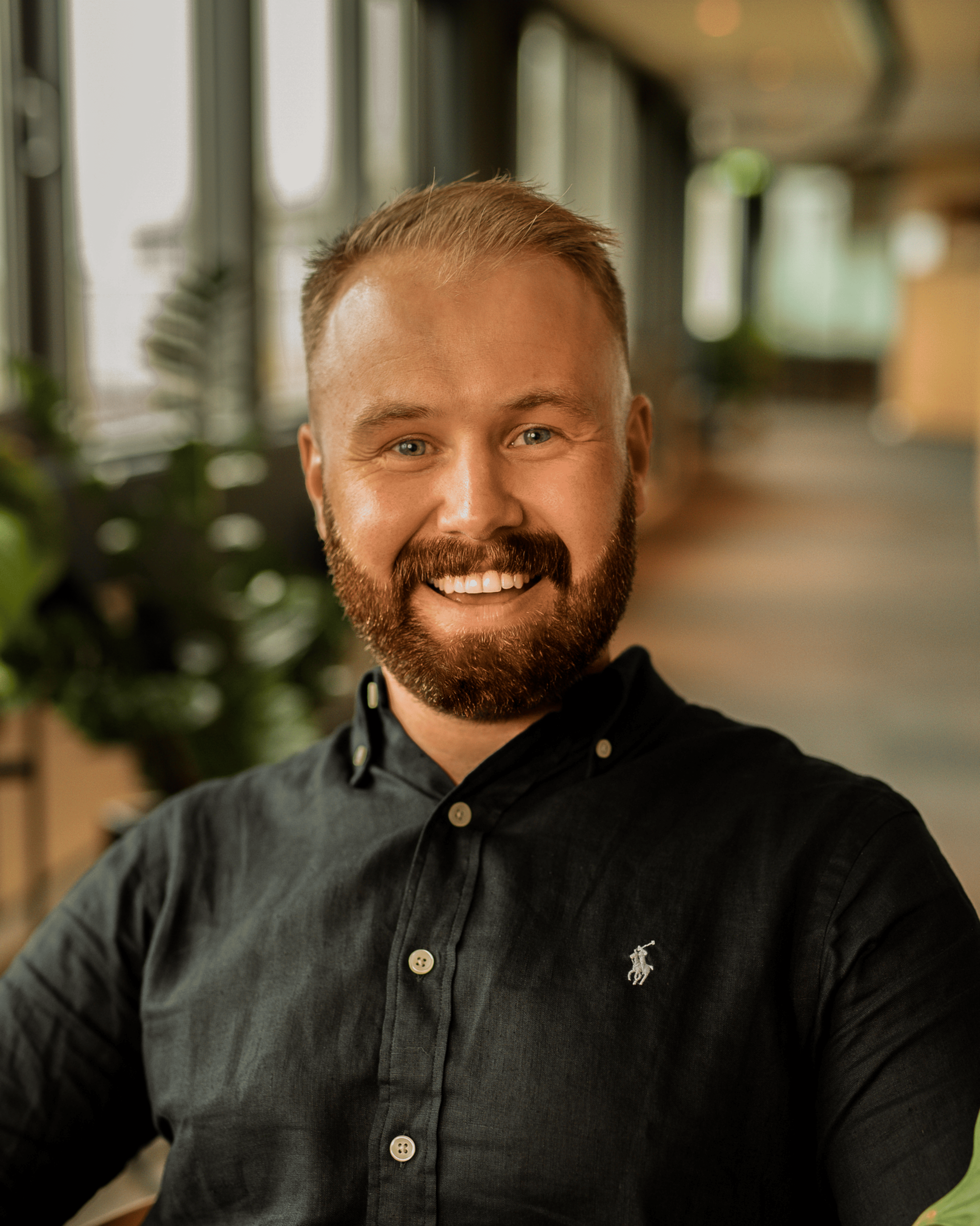 Portrait of a smiling Sagahub team member