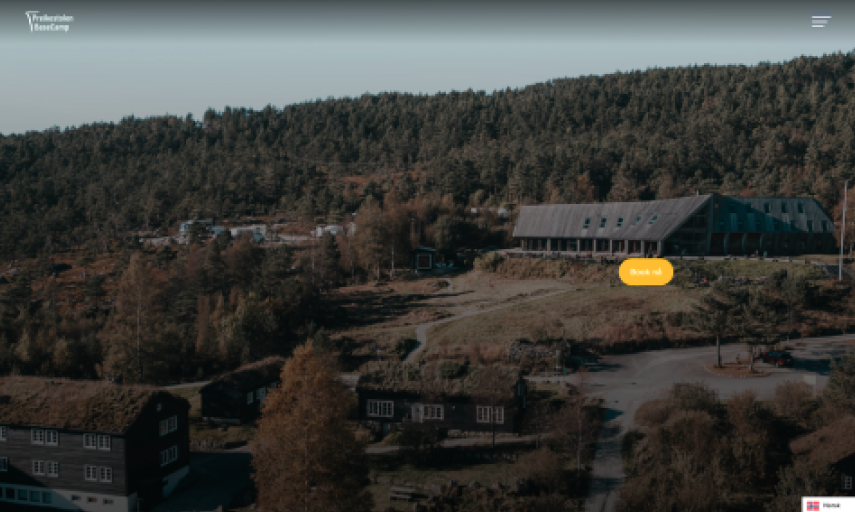 Gammel Preikestolen Basecamp forside