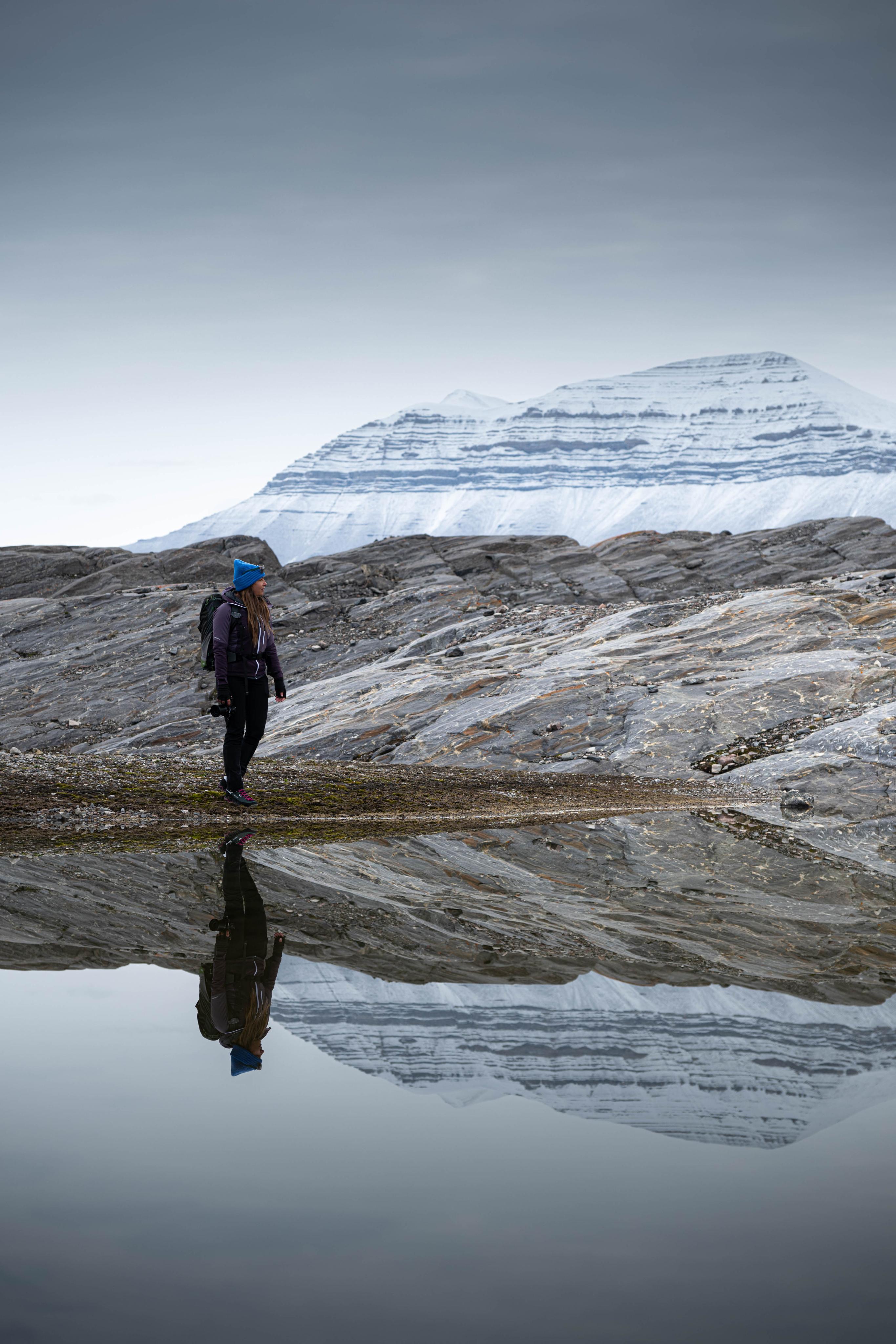 Basecamp Explorer guide looking over sea ice