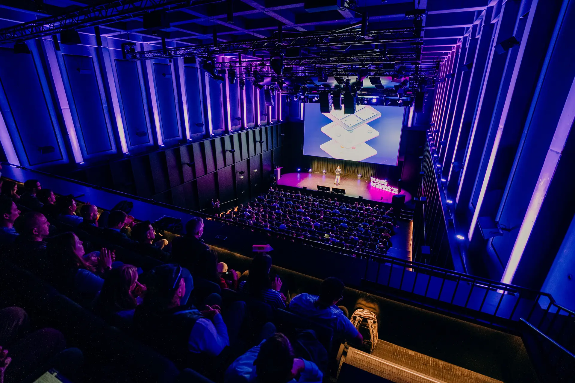 Main stage at Make Waves '25