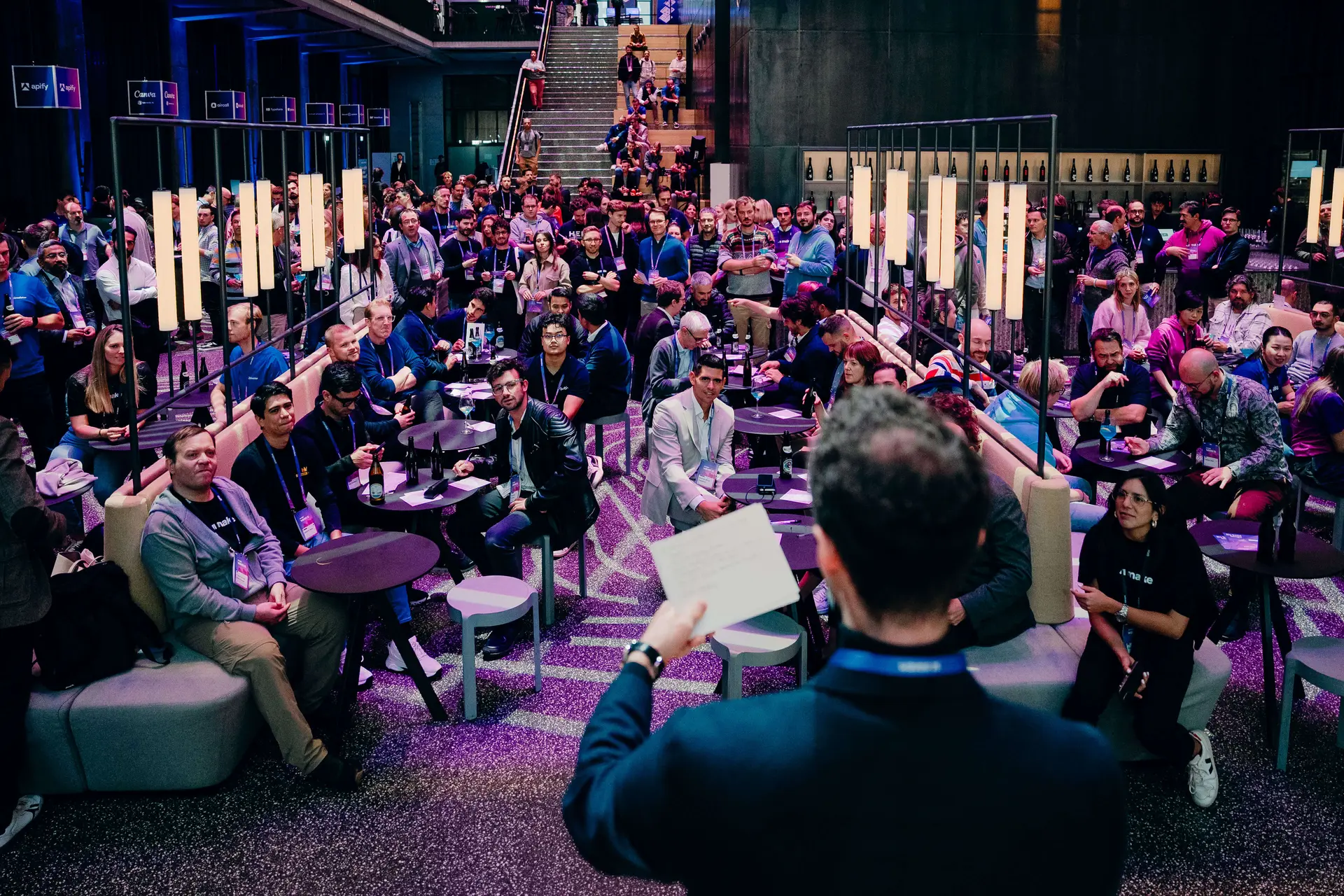 Crowd networking at Make Waves '25