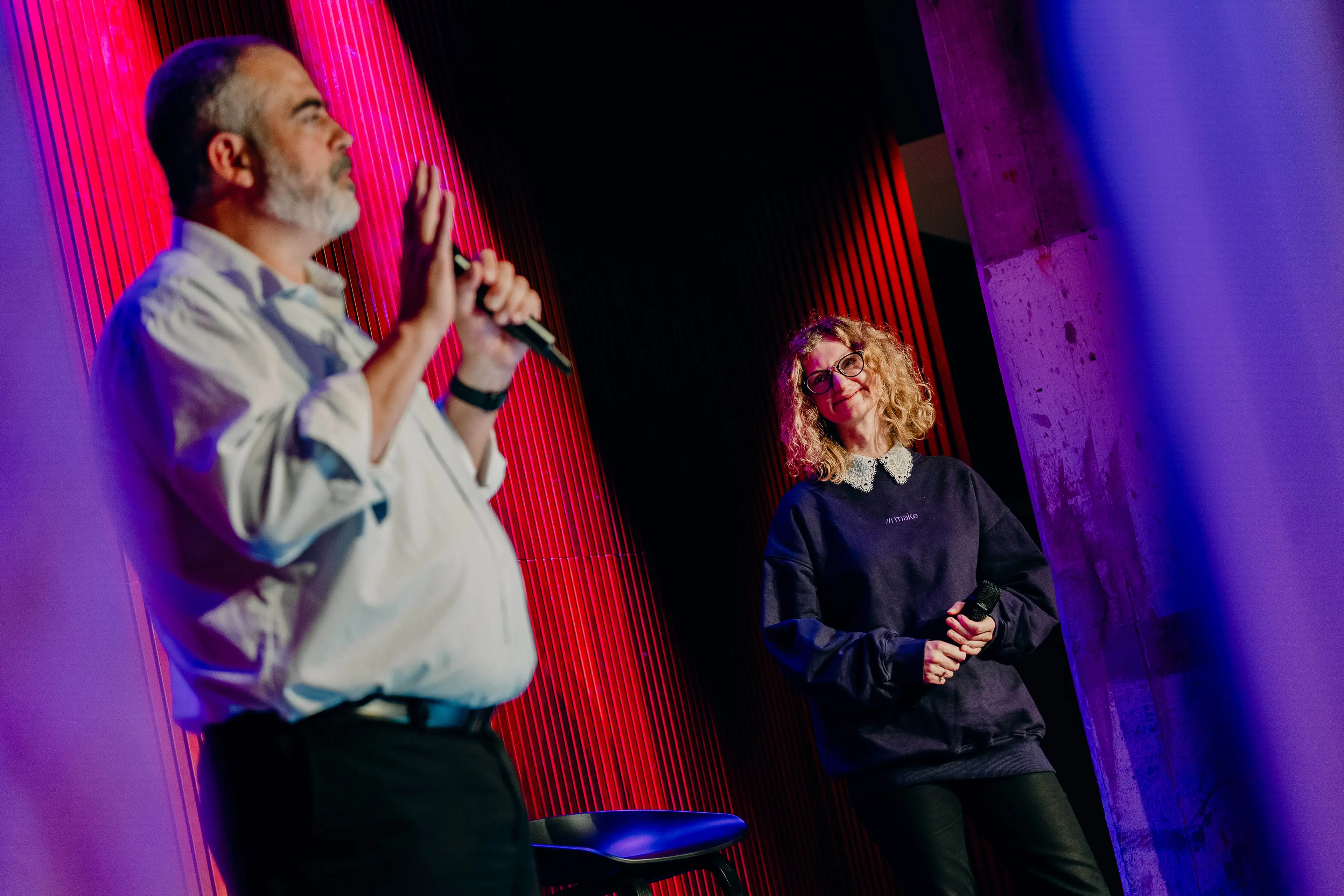 Speakers on stage at Make Waves '25