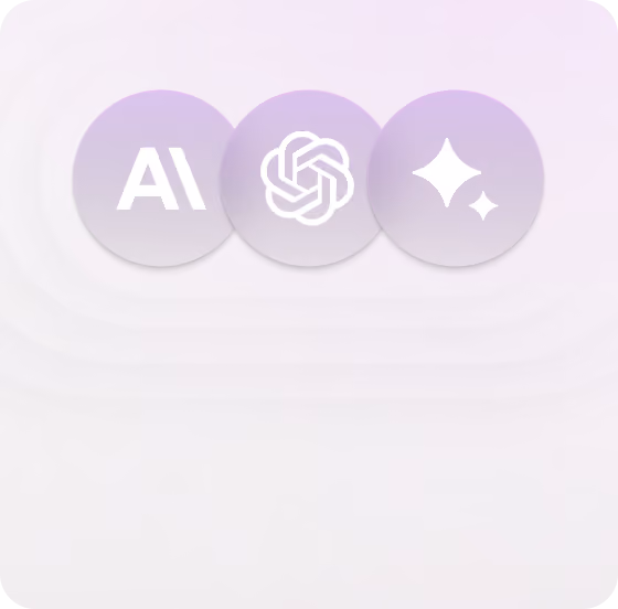 Claude, ChatGPT and AI assistant icons