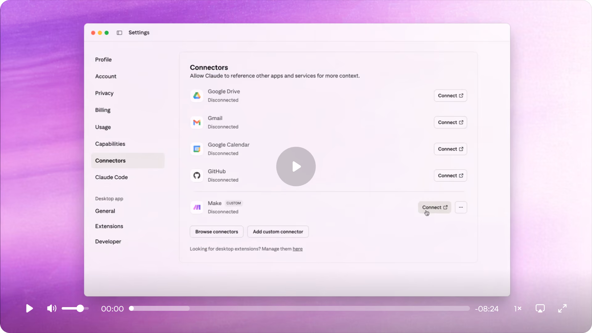 Make MCP Server demo video