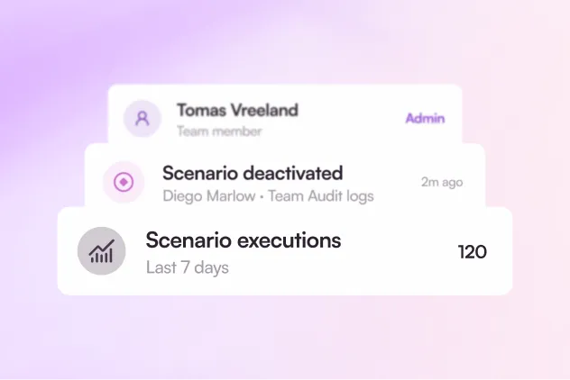 Make activity feed with a deactivated scenario and scenario executions