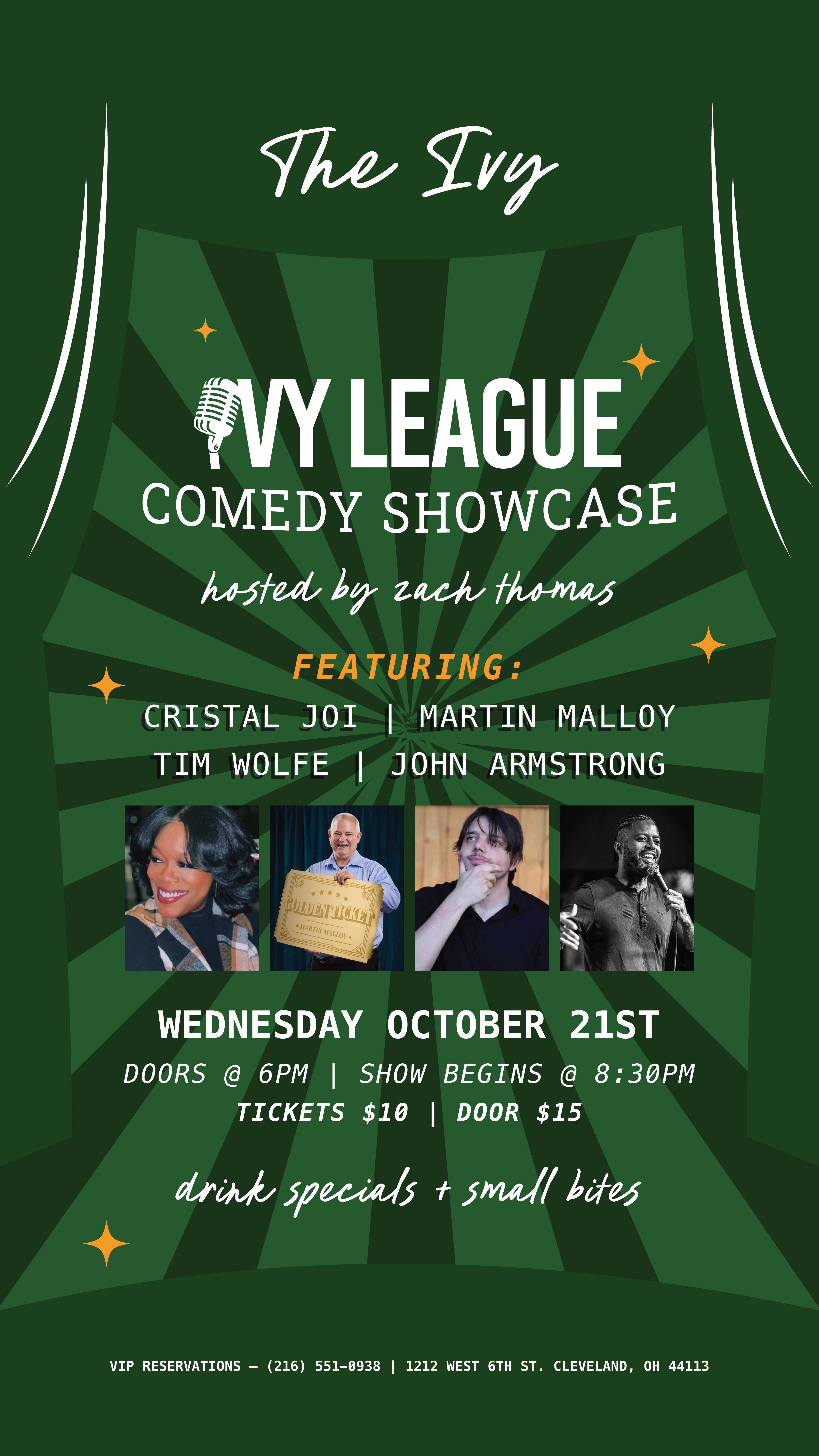 Ivy League Comedy Showcase