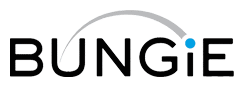BUNGIE text logo with a blue dot over the letter I.