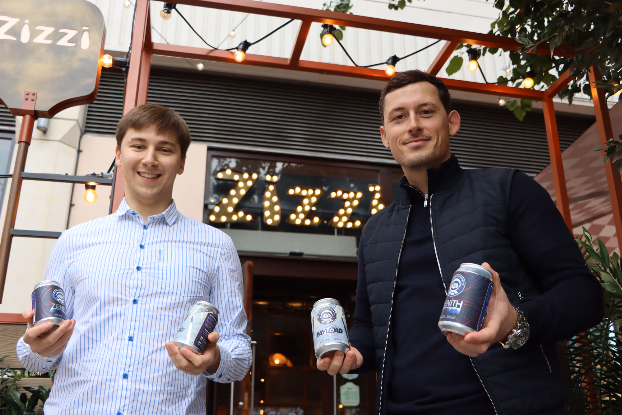 Beyond Belief founders at Zizzi