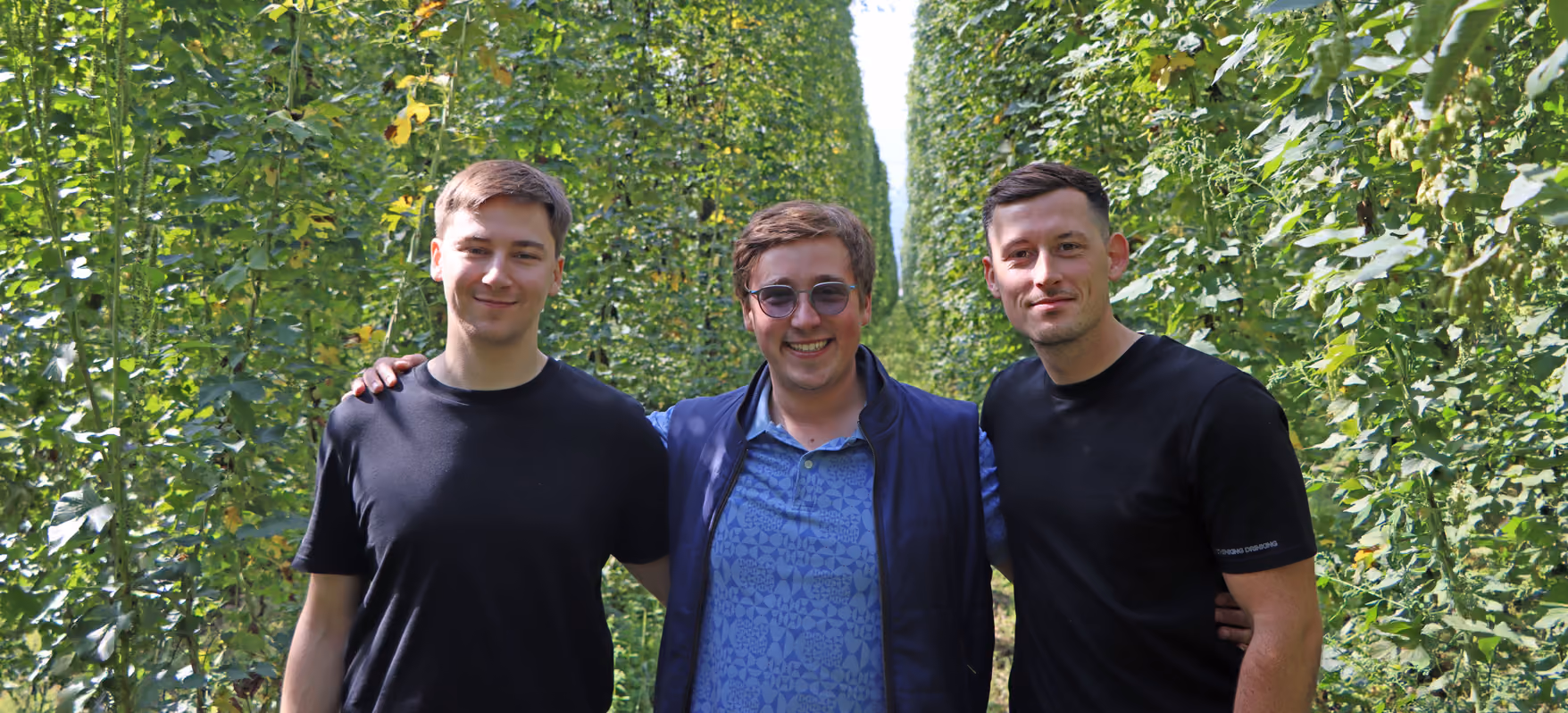 Freddie, Benn and Charlie founders of Beyond Belief Brewing