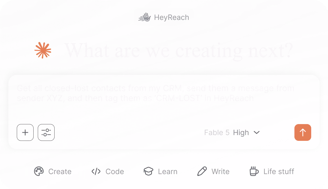 From AI suggestions to AI actions feature in HeyReach