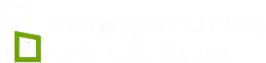 Logo blanc avec un symbole géométrique et le texte Fermetures de la Brie.