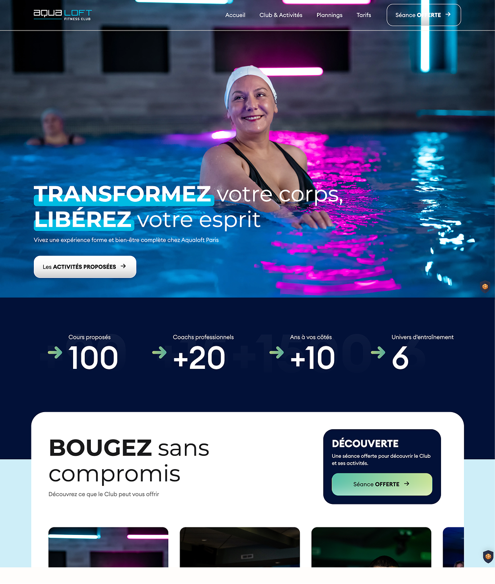 Page d'accueil de Paris Nord Fermetures avec options fenêtres, portes, volets et portails.