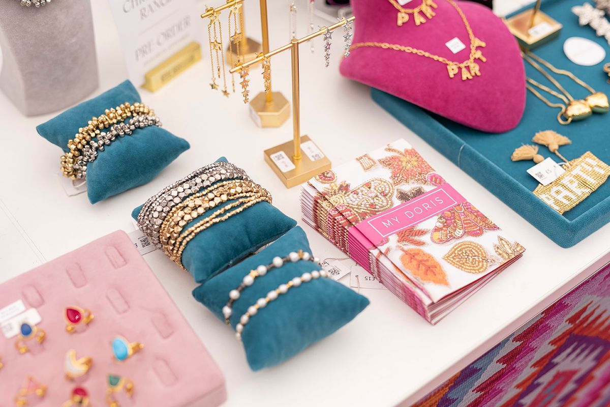Buyers browsing stands at Home & Gift Buyers' Festival, Harrogate
