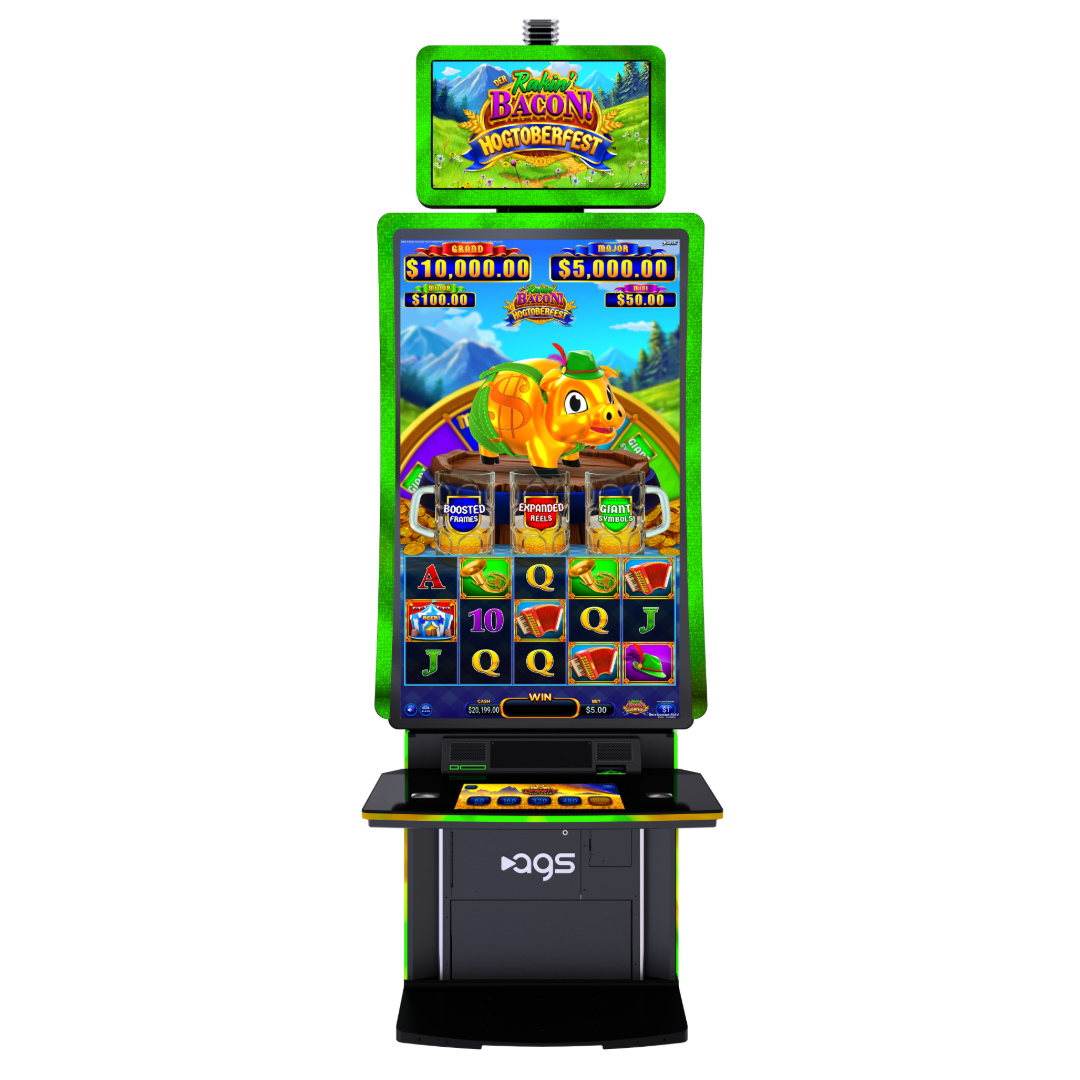Ultra Werewolf slot machine with a werewolf graphic and $10,000 grand jackpot display.