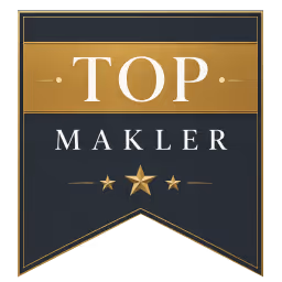 Top-Makler-Auszeichnung mit goldenem Stern