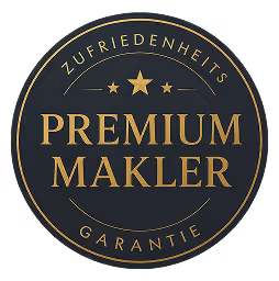 Premium-Makler-Siegel mit Zufriedenheitsgarantie