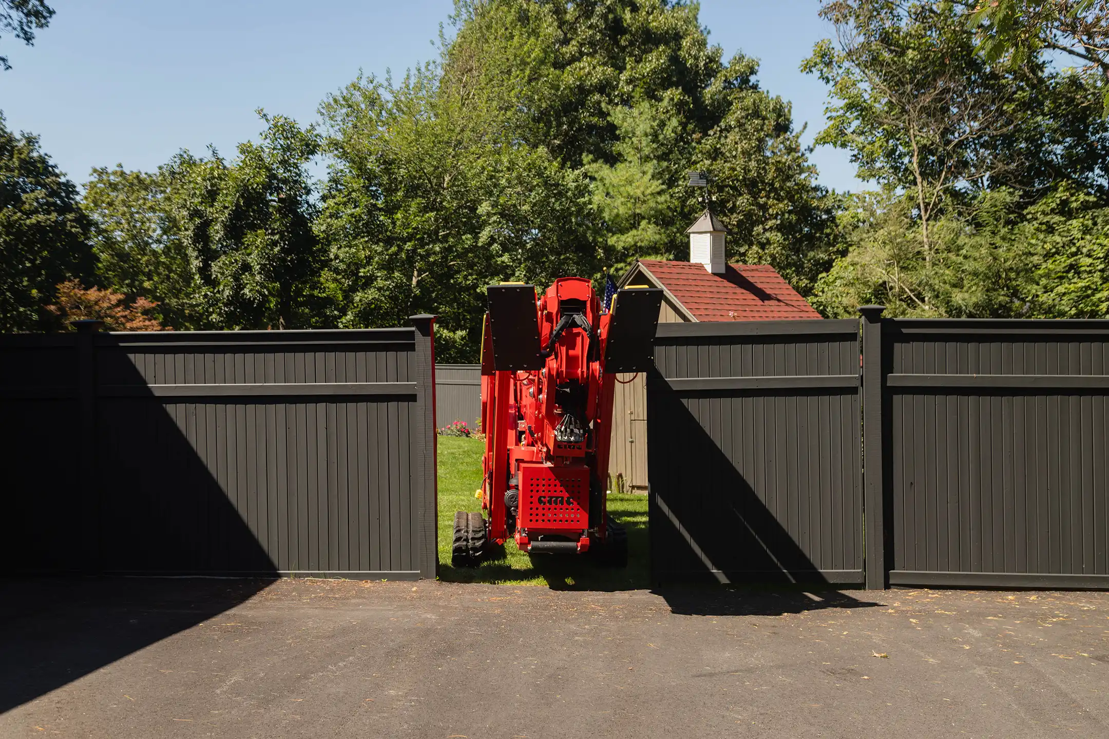 Drive through standard 36 inch gate