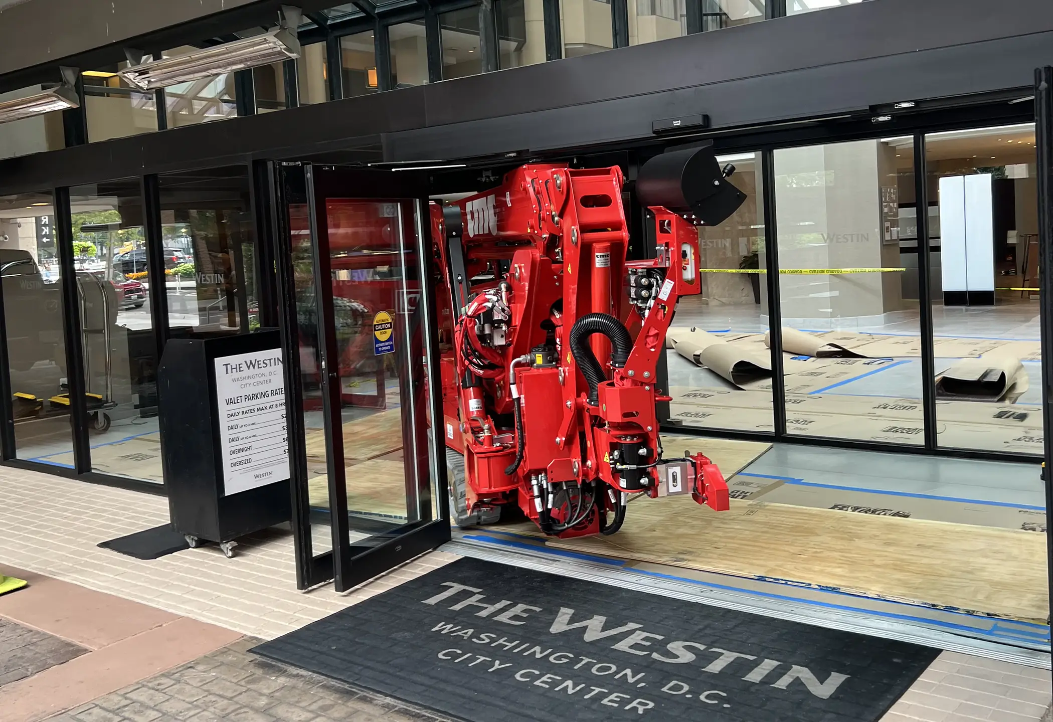Drive through 36" gates and doorways