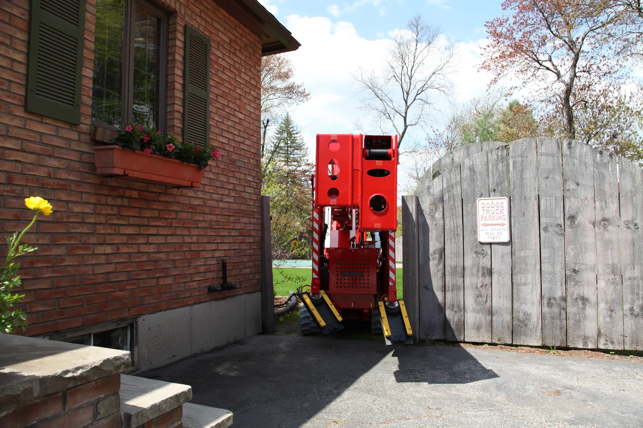 Drive through 36 inch gates