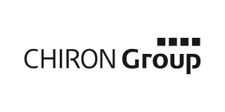Chiron Group logo in black text with four small squares above.