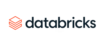 Databricks company logo with red stacked cubes icon and black text.