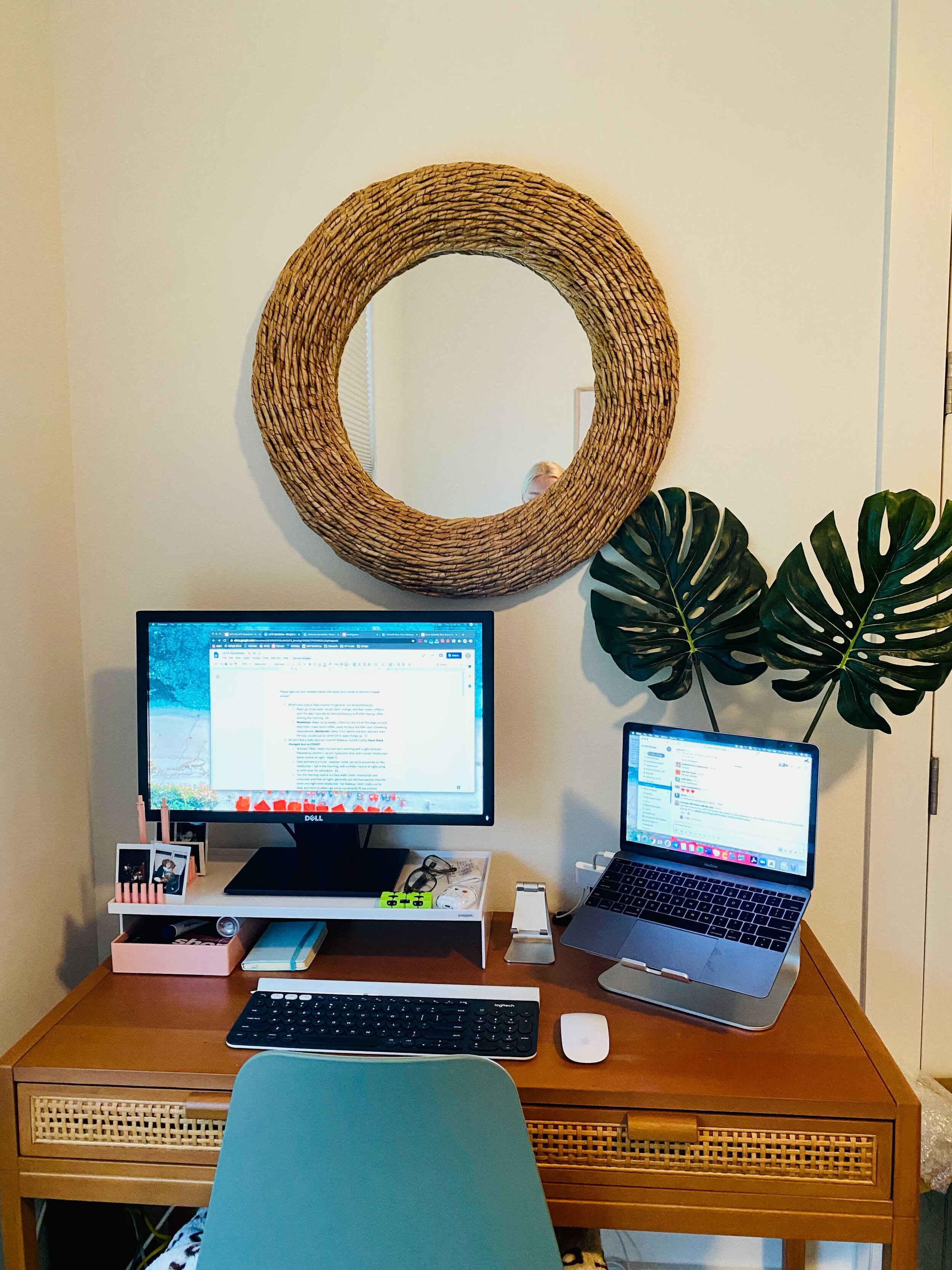 Computers on the table