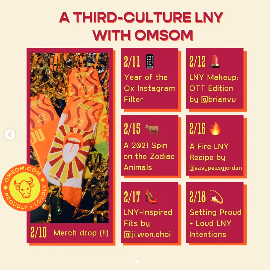 A Third culture LNY with OMSOM