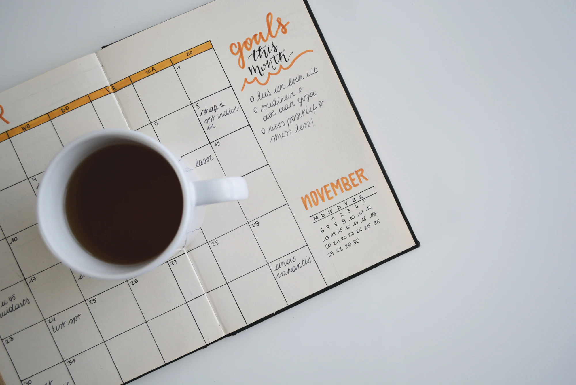 Agenda pour planifier les périodes de location
