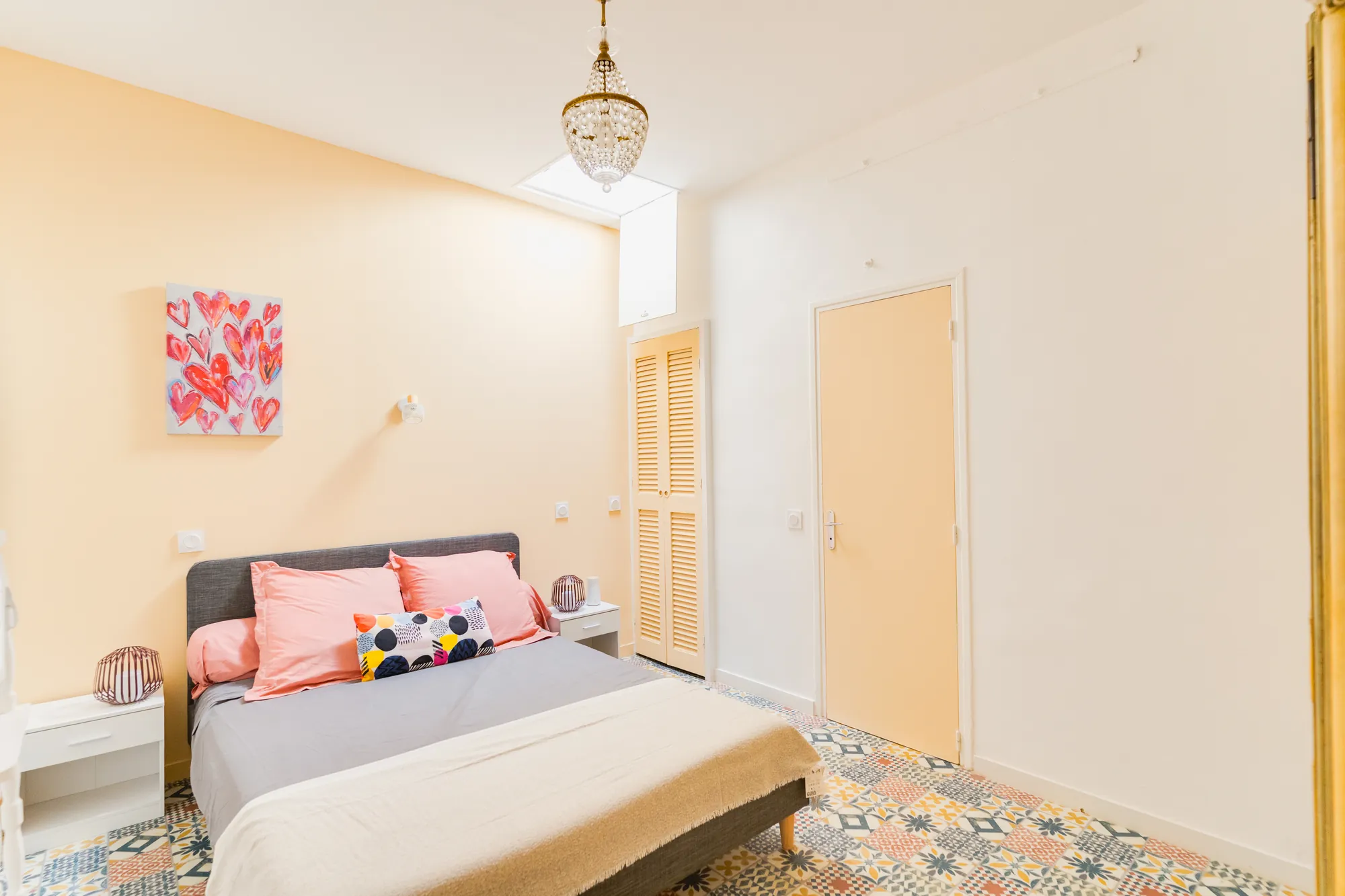 Chambre de la maison au Vallon des Auffes