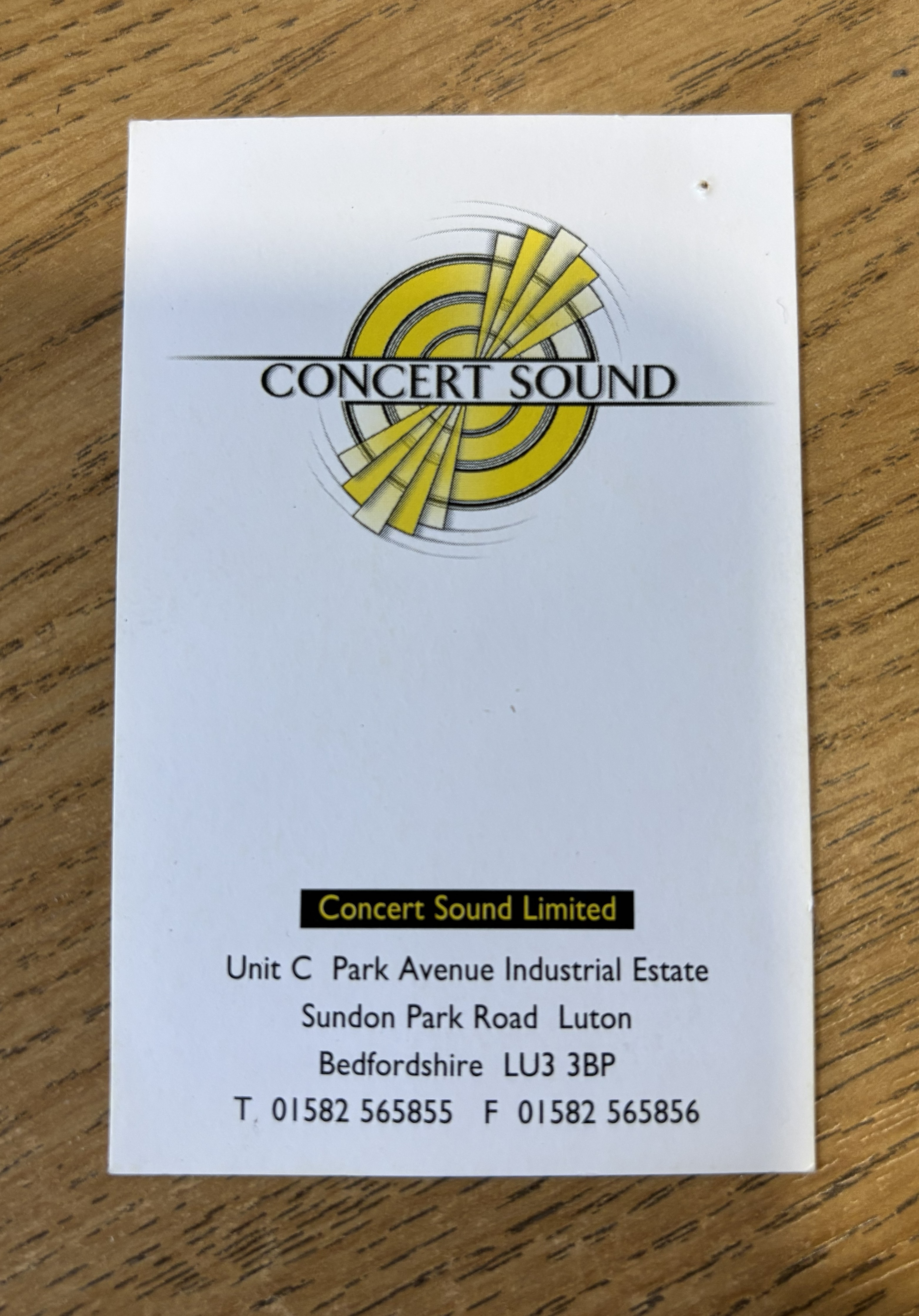 Concert Sound