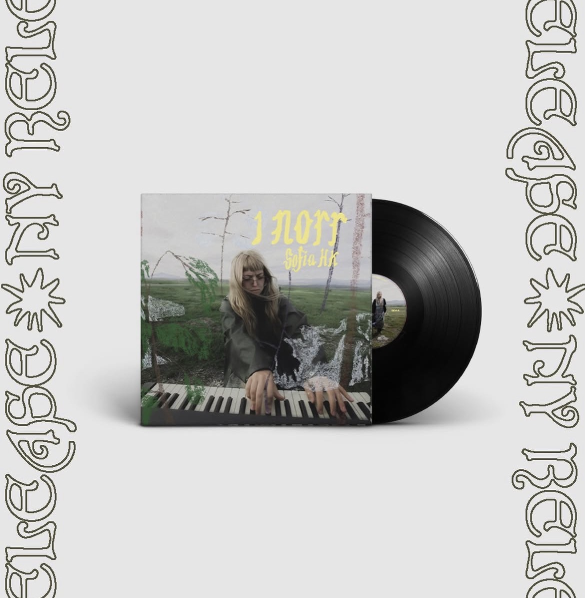 Sofia HK's "I Norr" som LP-skiva, bild.