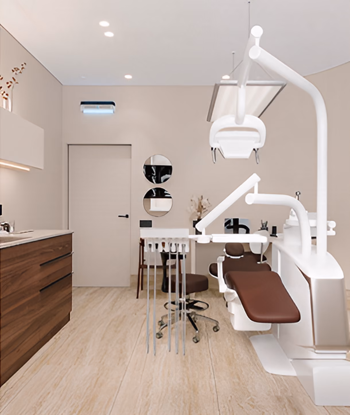 doctor's office, dentist's chair