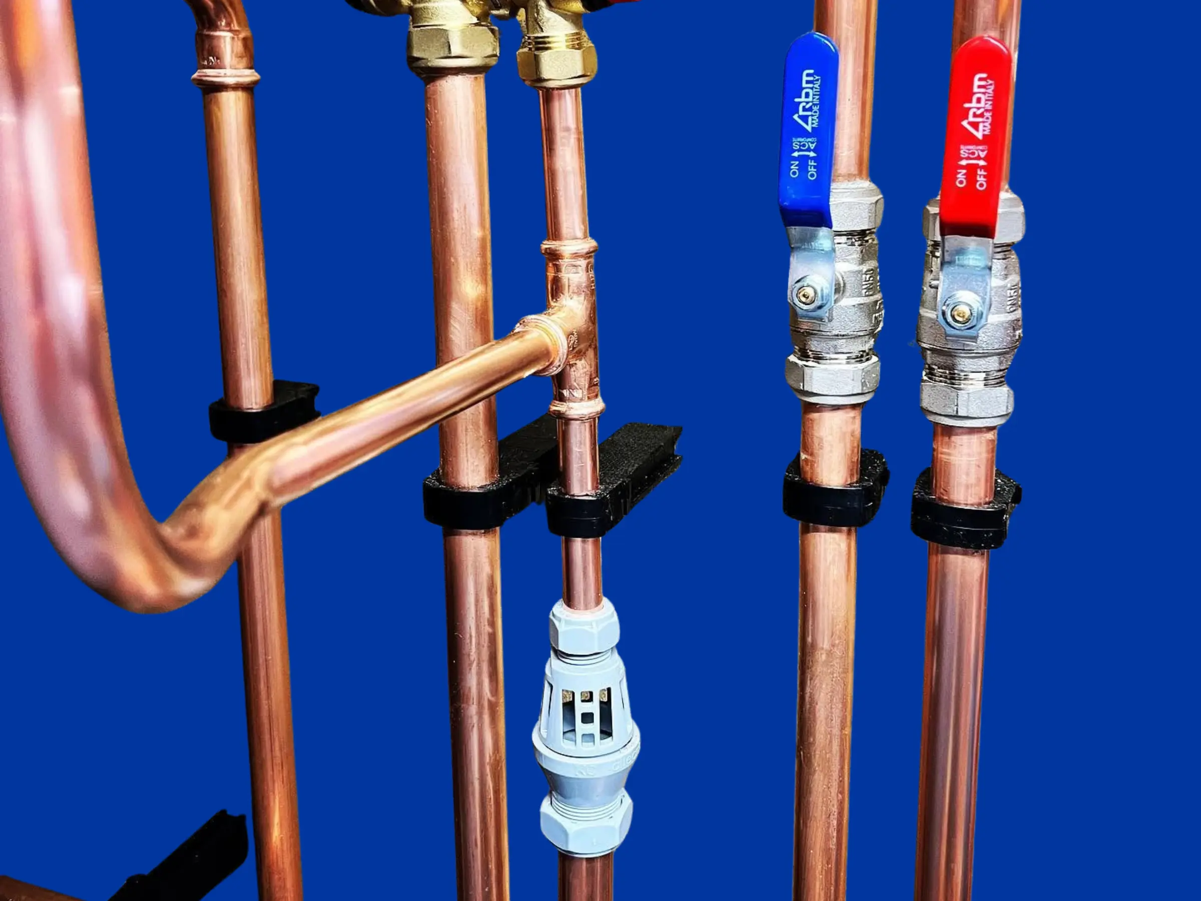 Oasis Plumbing & Bathrooms' pipework ad