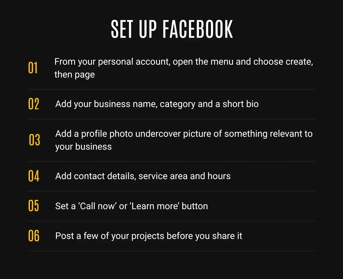 Set up a Facebook Page in 6 steps, from creating the page to posting your first few jobs