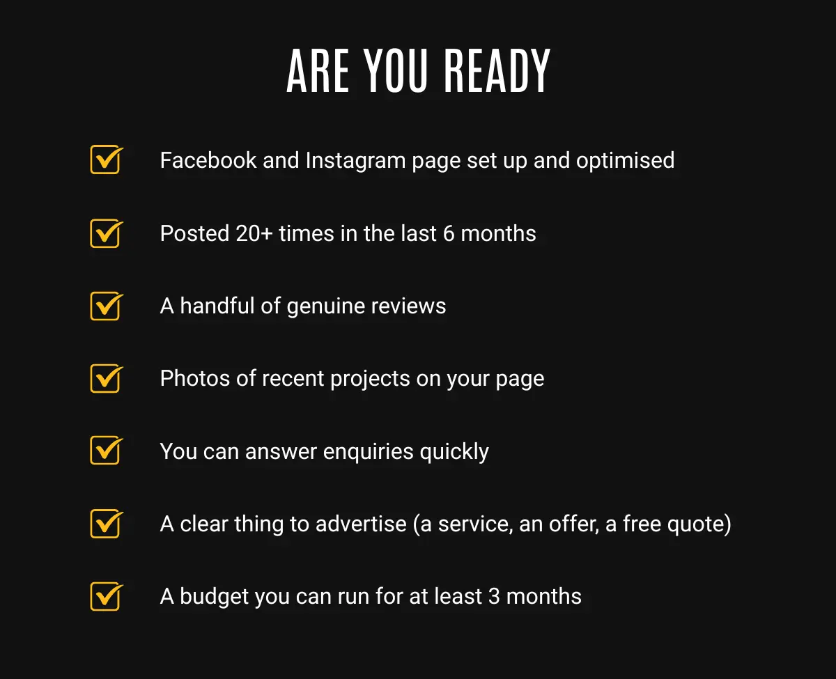 Are you ready to advertise? Checklist of seven things to have in place before you spend a penny