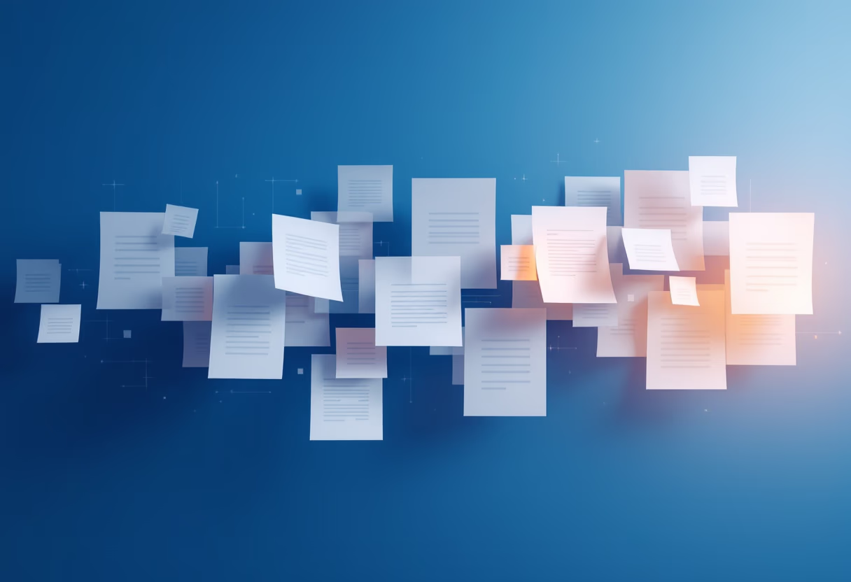 image of seamless document automation (for a legal tech)