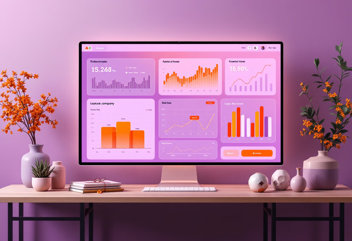 [interface] image of customizable settings dashboard (for a ai fintech company)