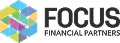 Focus Financial Partners logo with colorful geometric cube design and text.