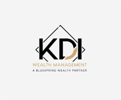 KDI Wealth Management logo with tagline A Blueprinting Wealth Partner on light background.