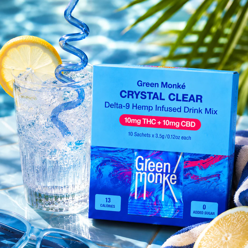 Green Monké Crystal Clear mix sticks