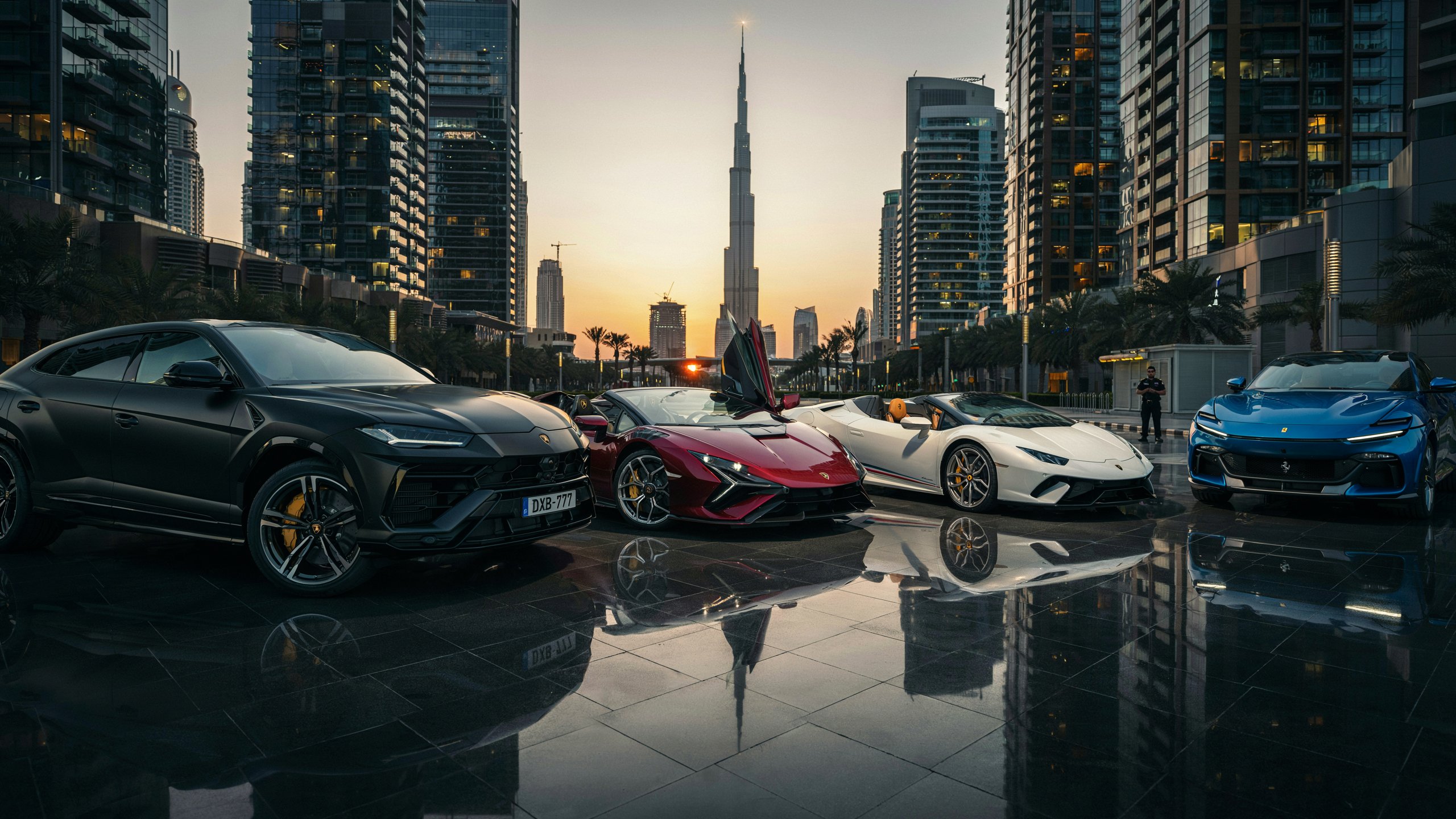 Dubai luxury supercars available for rental with ZAUAD