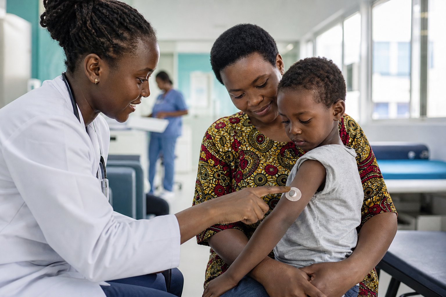 Stemp continuous temperature monitoring in a community in Africa
