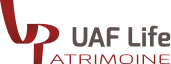 Logo UAF Life Patrimoine, partenaire de Garonne Patrimoine