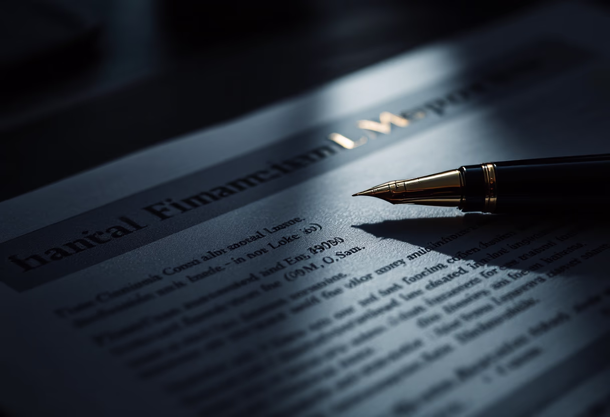 image of financial reports being reviewed