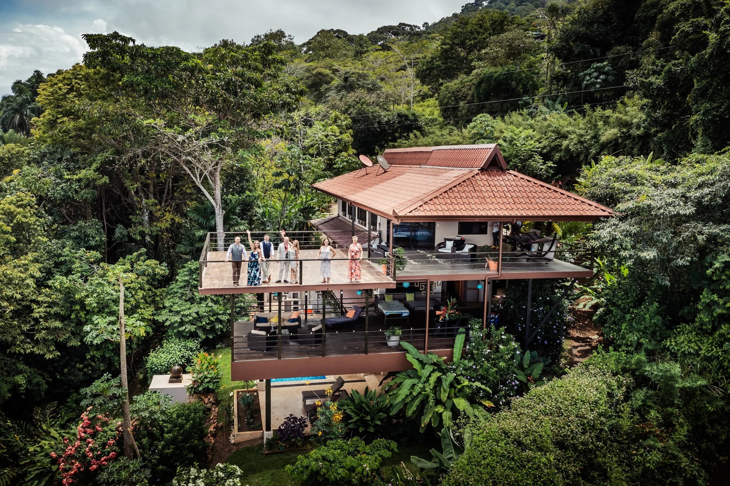 Luxury bedroom suite in ocean-view casita