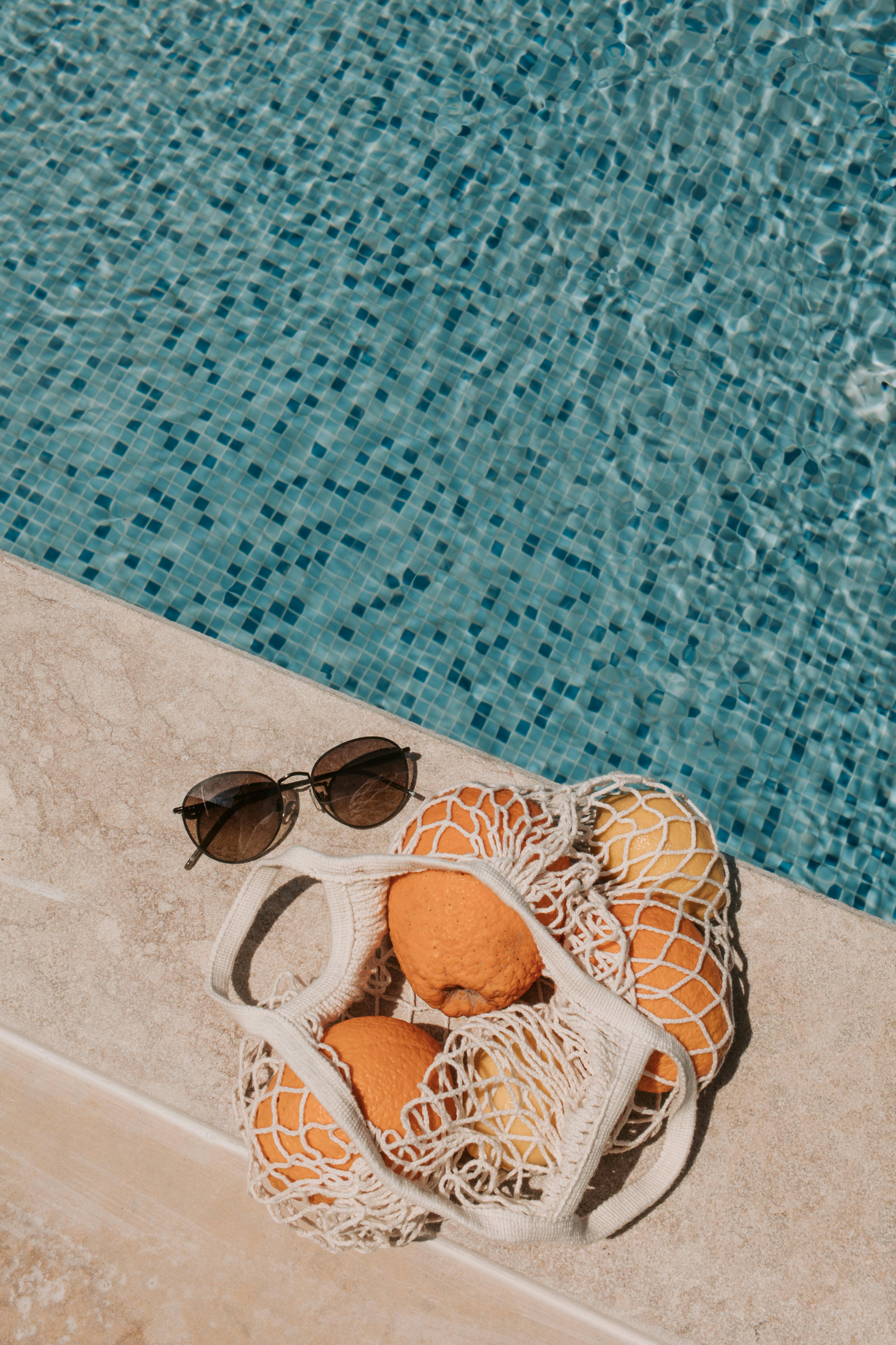 Pool details stock image