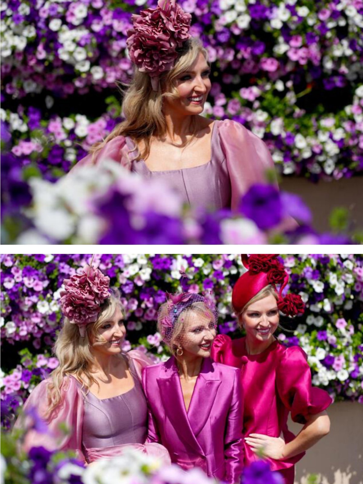 The three Knight sisters at the Curragh