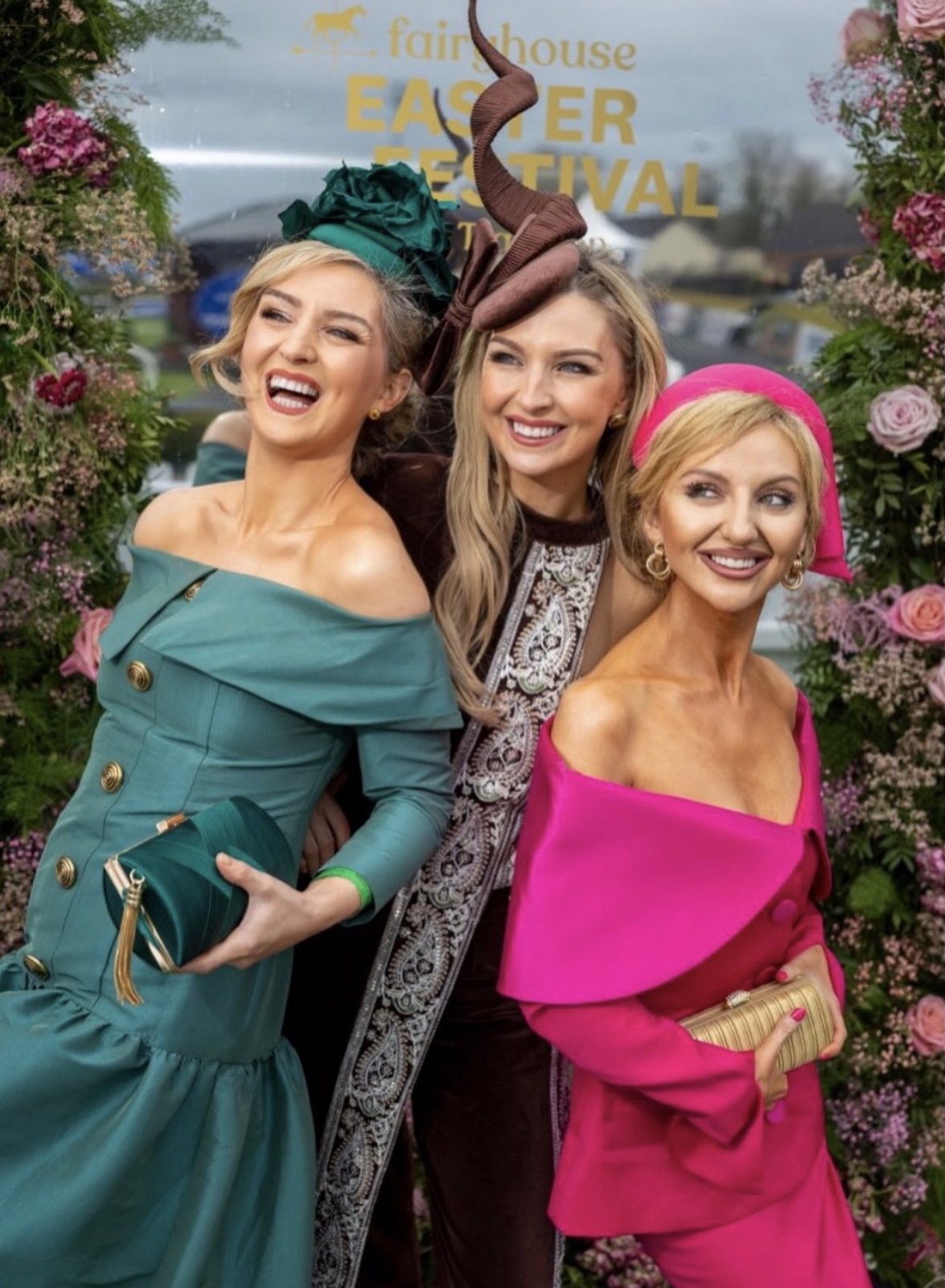 The Knight sisters at the Fairyhouse Easter Festival