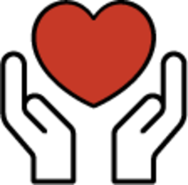 Two-tone icon representing a memorial or tribute gift